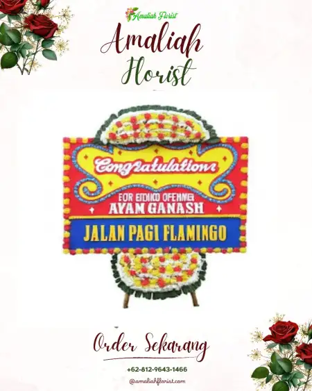 Sewa Papan Bunga Leteh